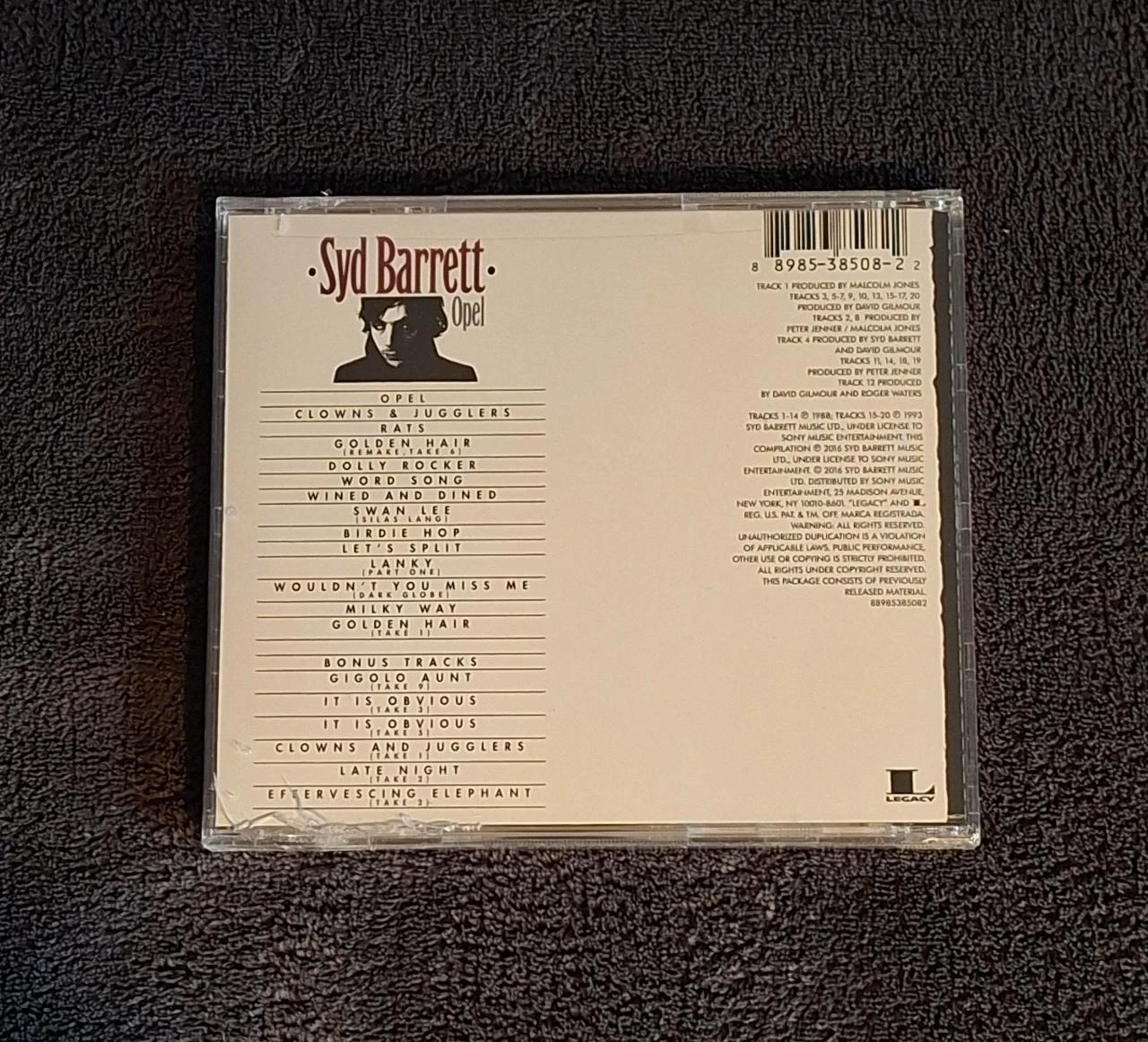 CD Syd Barrett – Opel (Nuevo y sellado) – photo 2
